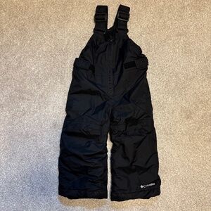 Columbia toddler boy snow bib / snow pants size 2T - black